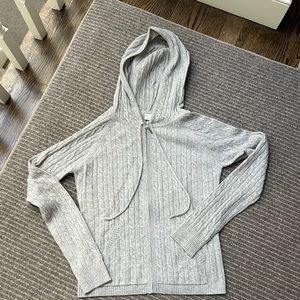COPY - Aqua Cashmere Zip Up